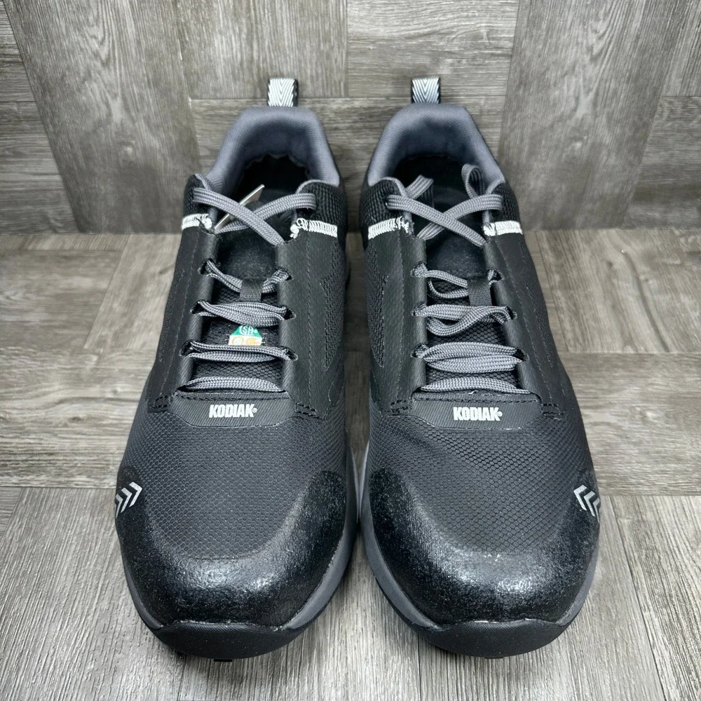 Kodiak‎ Quicktrial Safety Work Shoes Mens 11 Wide Black Safety Composite Toe NEW